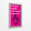 011_El que Canta H - Jorge Méndez | Cuadro decorativo de Canvas Lab