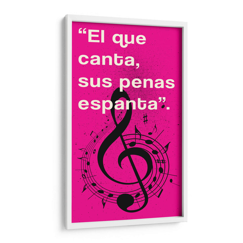 011_El que Canta H - Jorge Méndez | Cuadro decorativo de Canvas Lab