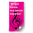 011_El que Canta H - Jorge Méndez | Cuadro decorativo de Canvas Lab