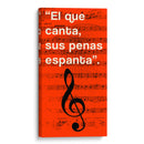 011_El que Canta I - Jorge Méndez | Cuadro decorativo de Canvas Lab