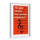 011_El que Canta I - Jorge Méndez | Cuadro decorativo de Canvas Lab