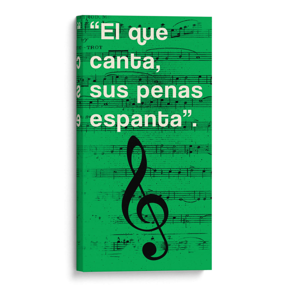 011_El que Canta J - Jorge Méndez | Cuadro decorativo de Canvas Lab