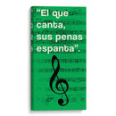 011_El que Canta J - Jorge Méndez | Cuadro decorativo de Canvas Lab