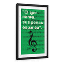 011_El que Canta J - Jorge Méndez | Cuadro decorativo de Canvas Lab