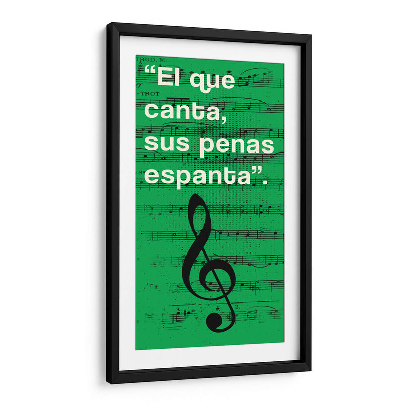 011_El que Canta J - Jorge Méndez | Cuadro decorativo de Canvas Lab