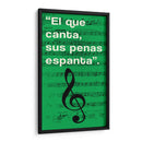 011_El que Canta J - Jorge Méndez | Cuadro decorativo de Canvas Lab