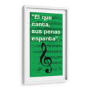 011_El que Canta J - Jorge Méndez | Cuadro decorativo de Canvas Lab