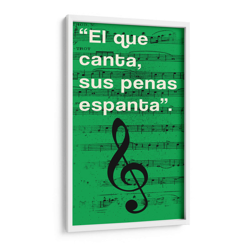 011_El que Canta J - Jorge Méndez | Cuadro decorativo de Canvas Lab