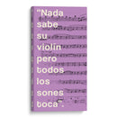 012_Nada Sabe su Violín-A - Jorge Méndez | Cuadro decorativo de Canvas Lab