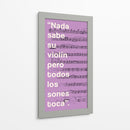 012_Nada Sabe su Violín-A - Jorge Méndez | Cuadro decorativo de Canvas Lab