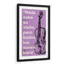 012_Nada Sabe su Violín-B - Jorge Méndez | Cuadro decorativo de Canvas Lab