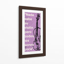 012_Nada Sabe su Violín-B - Jorge Méndez | Cuadro decorativo de Canvas Lab