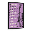 012_Nada Sabe su Violín-C - Jorge Méndez | Cuadro decorativo de Canvas Lab