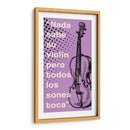 012_Nada Sabe su Violín-C - Jorge Méndez | Cuadro decorativo de Canvas Lab