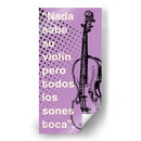 012_Nada Sabe su Violín-C - Jorge Méndez | Cuadro decorativo de Canvas Lab
