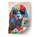 Perro Hippie - Rodríguez Marconi | Cuadro decorativo de Canvas Lab