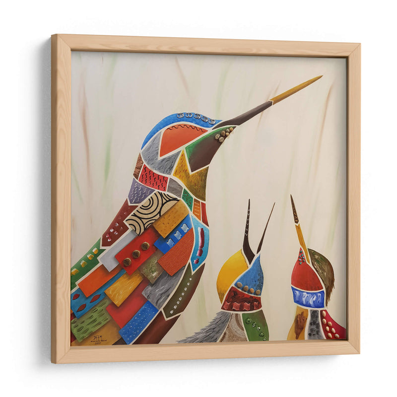 Mamá colibrí - Rodríguez Marconi | Cuadro decorativo de Canvas Lab