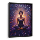 CHICA YOGA EN EL UNIVERSO - Dav Madrid | Cuadro decorativo de Canvas Lab