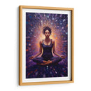 CHICA YOGA EN EL UNIVERSO - Dav Madrid | Cuadro decorativo de Canvas Lab