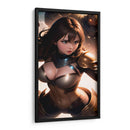 Enfrentando a un titan de armadura - Ham Hams! | Cuadro decorativo de Canvas Lab