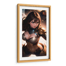 Enfrentando a un titan de armadura - Ham Hams! | Cuadro decorativo de Canvas Lab