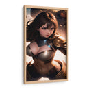 Enfrentando a un titan de armadura - Ham Hams! | Cuadro decorativo de Canvas Lab