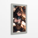Enfrentando a un titan de armadura - Ham Hams! | Cuadro decorativo de Canvas Lab
