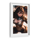 Enfrentando a un titan de armadura - Ham Hams! | Cuadro decorativo de Canvas Lab