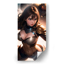 Enfrentando a un titan de armadura - Ham Hams! | Cuadro decorativo de Canvas Lab