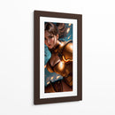 Chica con armadura dorada - Ham Hams! | Cuadro decorativo de Canvas Lab