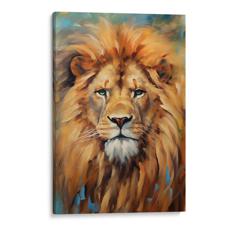 EL MAJESTUOSO LEÓN  - Dav Madrid | Cuadro decorativo de Canvas Lab