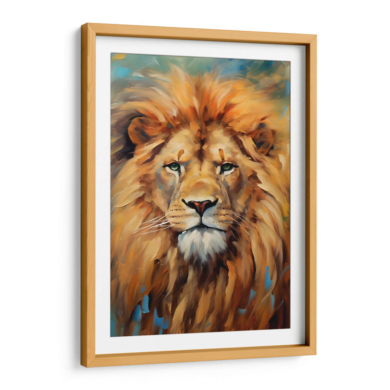 EL MAJESTUOSO LEÓN  - Dav Madrid | Cuadro decorativo de Canvas Lab