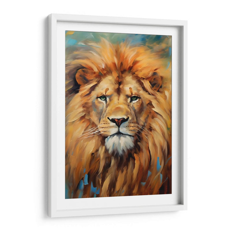 EL MAJESTUOSO LEÓN  - Dav Madrid | Cuadro decorativo de Canvas Lab