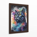 GATO EN EL UNIVERSO - Dav Madrid | Cuadro decorativo de Canvas Lab