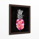 Piña Rosas en negro - Lofty&Me | Cuadro decorativo de Canvas Lab