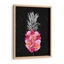 Piña Rosas en negro - Lofty&Me | Cuadro decorativo de Canvas Lab