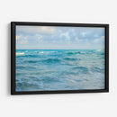 Paisaje en la playa con agua azul - yuncaba | Cuadro decorativo de Canvas Lab