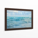 Paisaje en la playa con agua azul - yuncaba | Cuadro decorativo de Canvas Lab