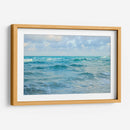 Paisaje en la playa con agua azul - yuncaba | Cuadro decorativo de Canvas Lab