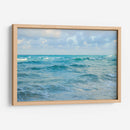 Paisaje en la playa con agua azul - yuncaba | Cuadro decorativo de Canvas Lab