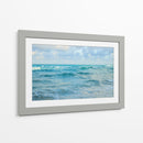 Paisaje en la playa con agua azul - yuncaba | Cuadro decorativo de Canvas Lab