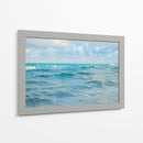 Paisaje en la playa con agua azul - yuncaba | Cuadro decorativo de Canvas Lab