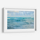 Paisaje en la playa con agua azul - yuncaba | Cuadro decorativo de Canvas Lab