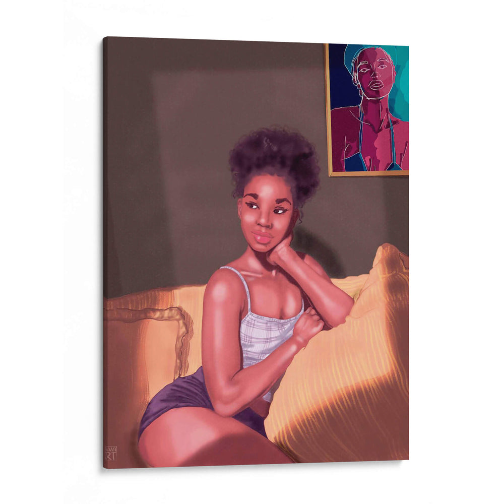 Belleza negra 1 - Chava.art | Cuadro decorativo de Canvas Lab