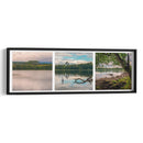 Laguna Patagonia Chilena Tríptico  - Carla Fernández | Cuadro decorativo de Canvas Lab