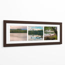 Laguna Patagonia Chilena Tríptico  - Carla Fernández | Cuadro decorativo de Canvas Lab
