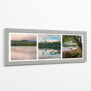 Laguna Patagonia Chilena Tríptico  - Carla Fernández | Cuadro decorativo de Canvas Lab