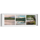 Laguna Patagonia Chilena Tríptico  - Carla Fernández | Cuadro decorativo de Canvas Lab