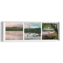 Laguna Patagonia Chilena Tríptico  - Carla Fernández | Cuadro decorativo de Canvas Lab