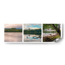 Laguna Patagonia Chilena Tríptico  - Carla Fernández | Cuadro decorativo de Canvas Lab